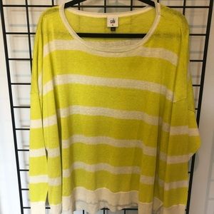 CAbi Happy Hour Pullover size XL